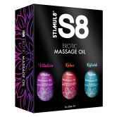 Erotic Massage Oil Gift Set, 3-pack