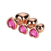 Gleaming Love, Rose Gold Plug Set