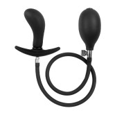Inflatable Curved Anal Plug with Pump