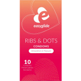 Ribs and Dots Condoms, 10-pack