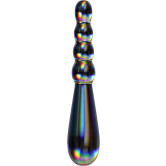 Twilight Gleam, Rising Ripples Glass Dildo