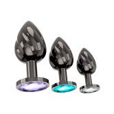 Metal Butt Plug Diamond Set