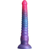Colours Stacked Silicone Dildo, 23 cm
