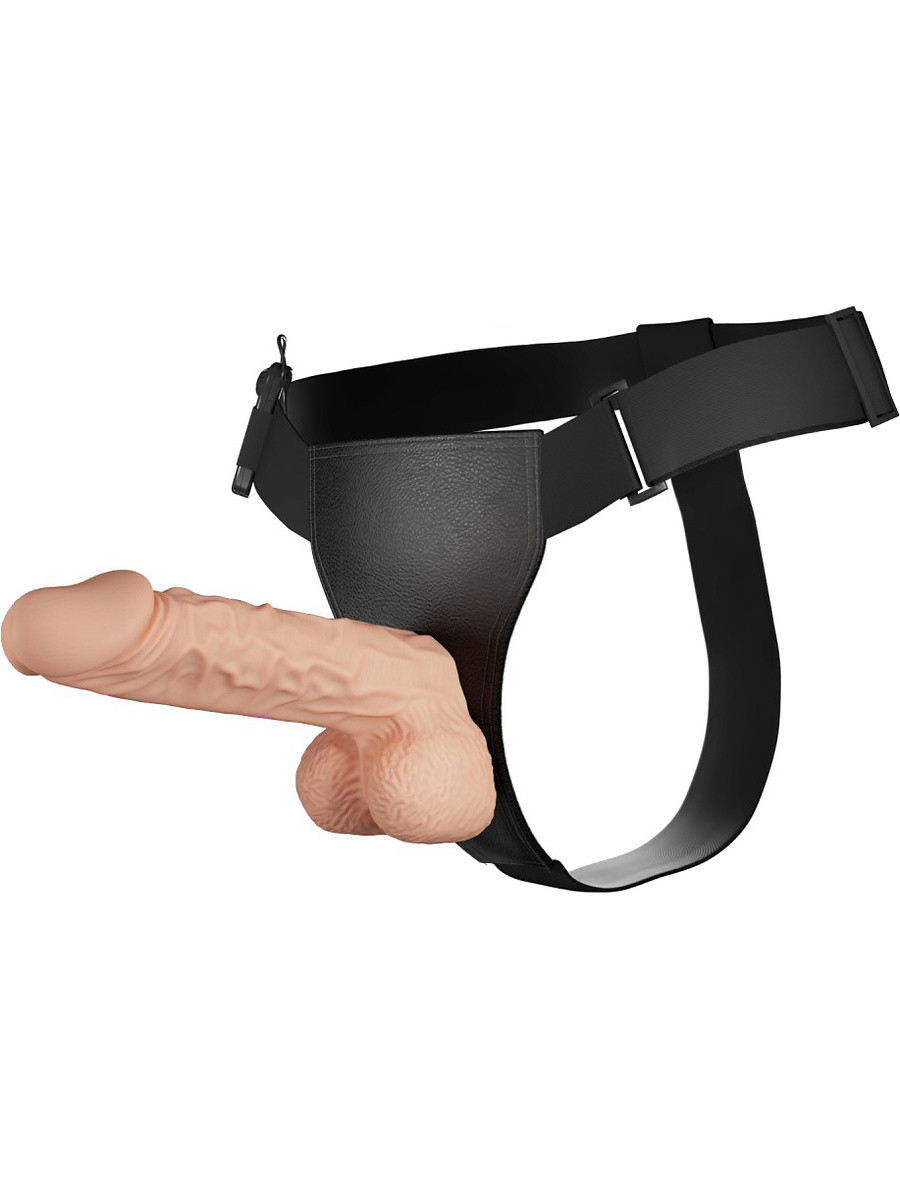 Ultra Harness with Multi-Speed Strap-On, 24 cm