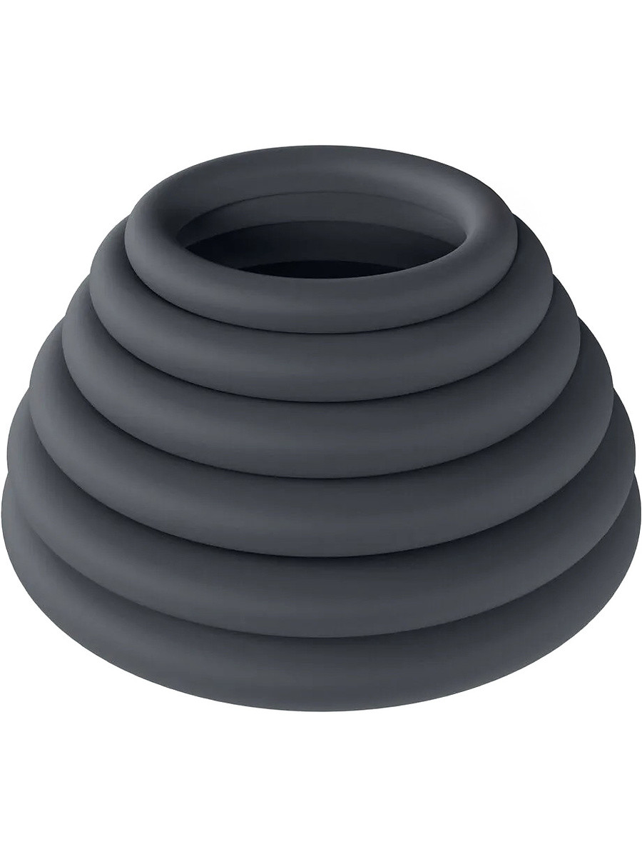 Levelz, Classic Set with Silicone Cock Rings, 6-pack