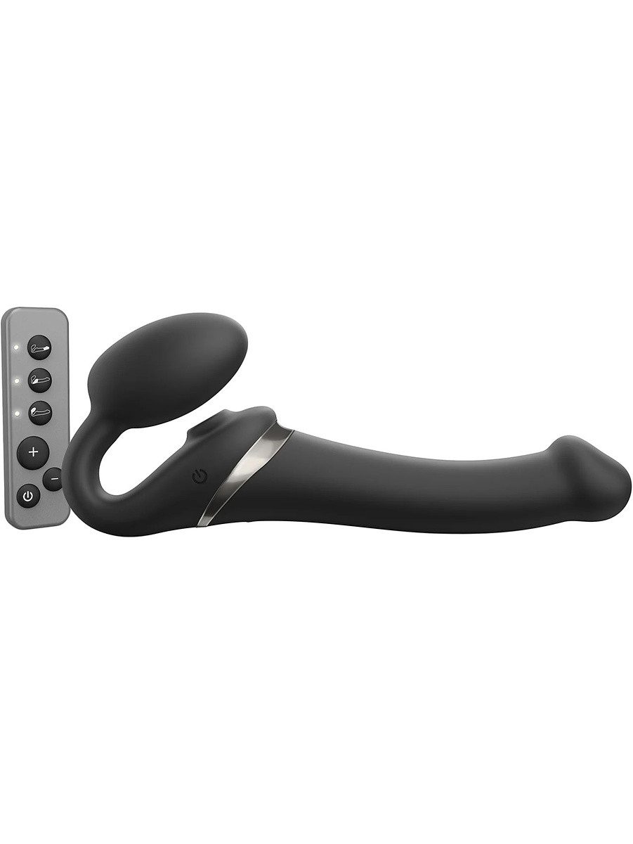 Multi Orgasm, Bendable Strap-On Vibrator, L
