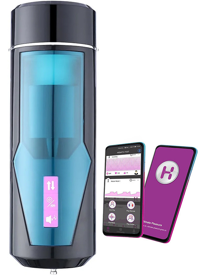 KlicLok Thrusting & Vibrating Masturbator with App